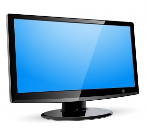 monitor lcd niebieski ekran